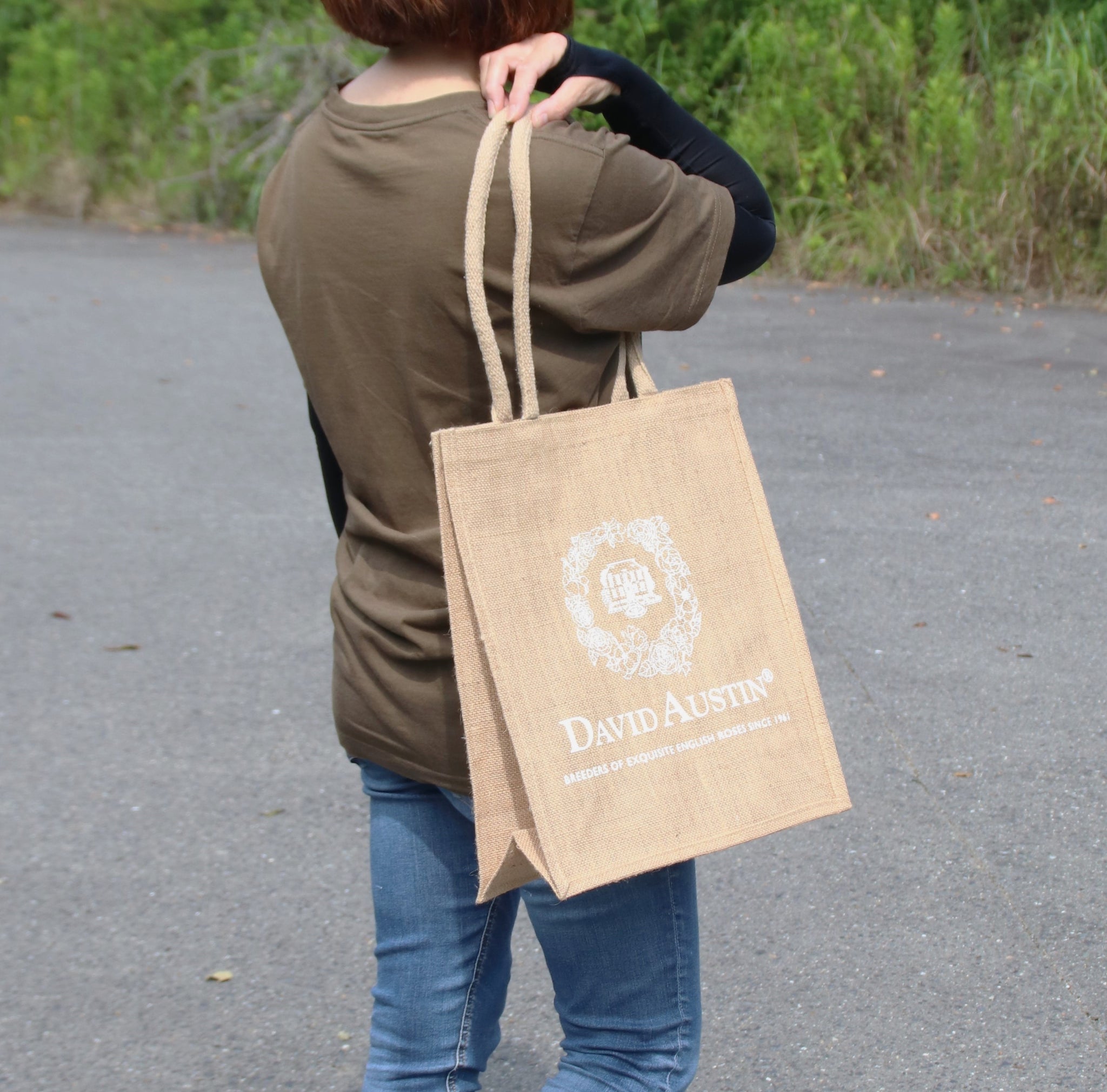 デビッド・オースチン ジュートバッグ - David Austin Jute Shopper Bag – David Austin Roses  Japan