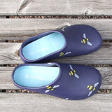 ミツバチ柄ガーデニングスリッポン Size 6 - Bees Comfi Clog: Size 6