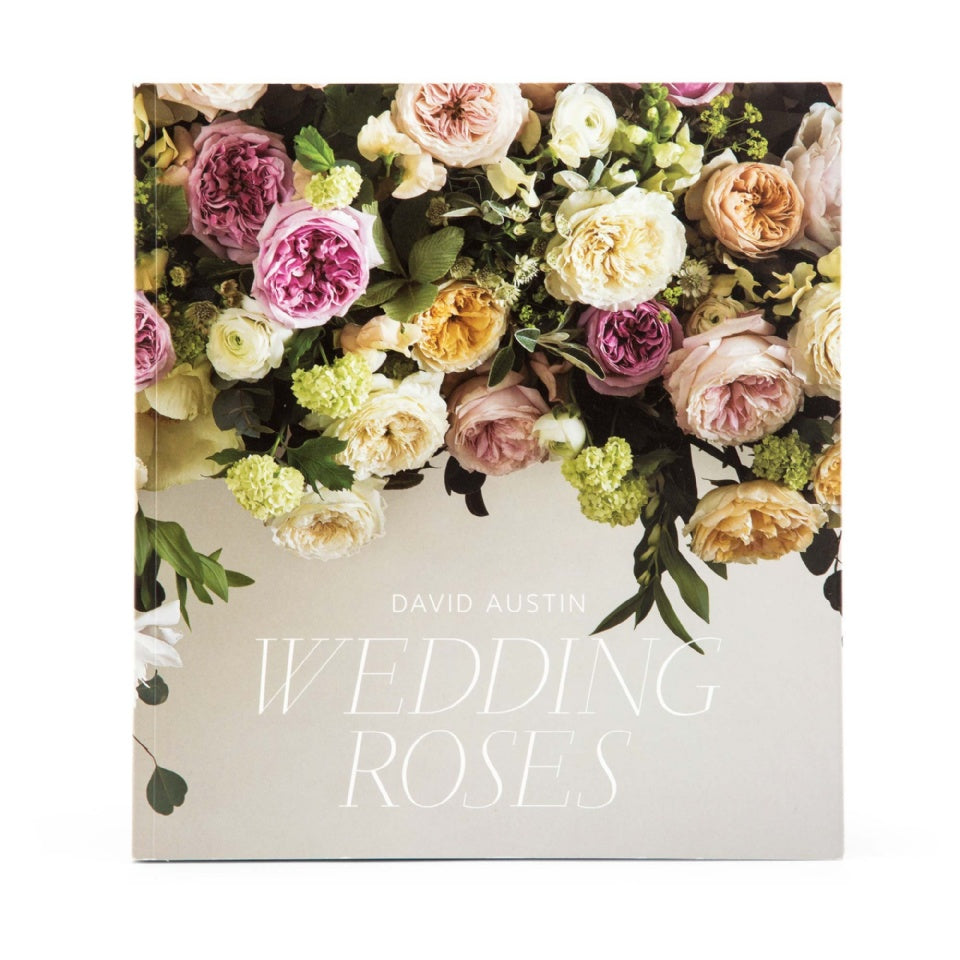 デビッド・オースチン ウェディングローズ（ペーパーバック書籍） – 英語版 - Wedding Roses Book Softback.