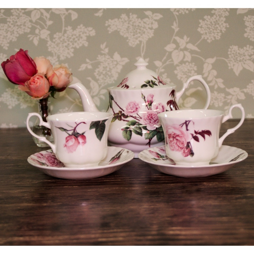 ＜ファインボーンチャイナ＞イングリッシュティーセット - Tea Set for 2