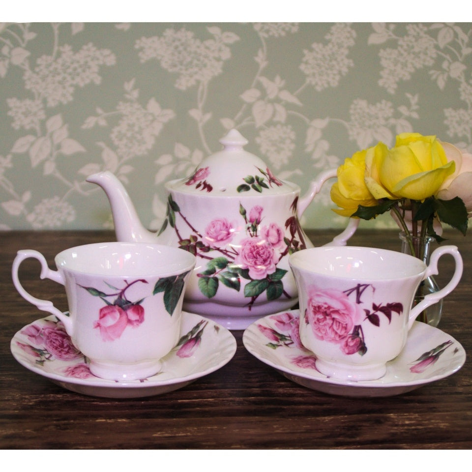 ファインボーンチャイナ＞イングリッシュティーセット - Tea Set for 2 – David Austin Roses Japan