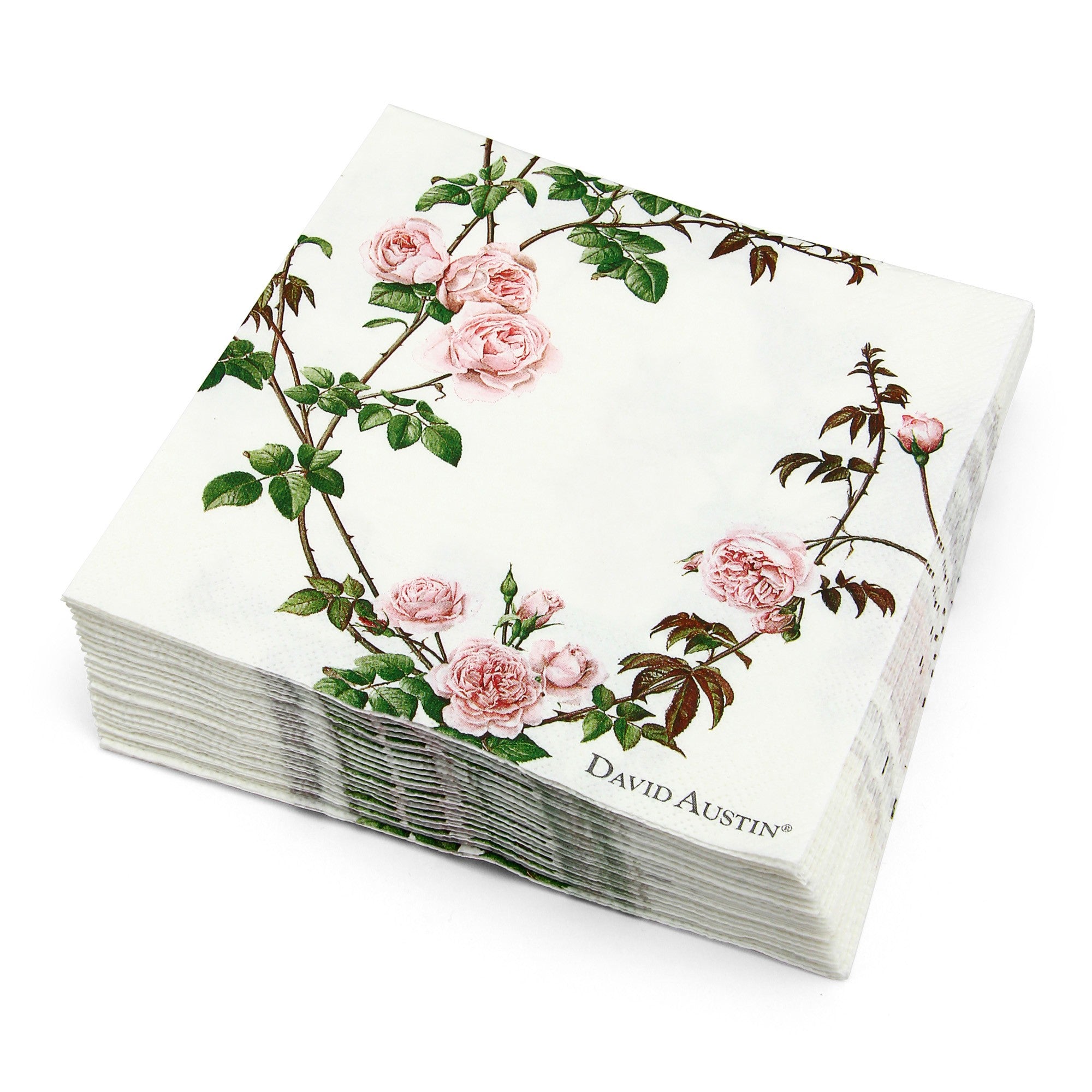 オリジナル ペーパーナプキン - English rose paper napkin – David