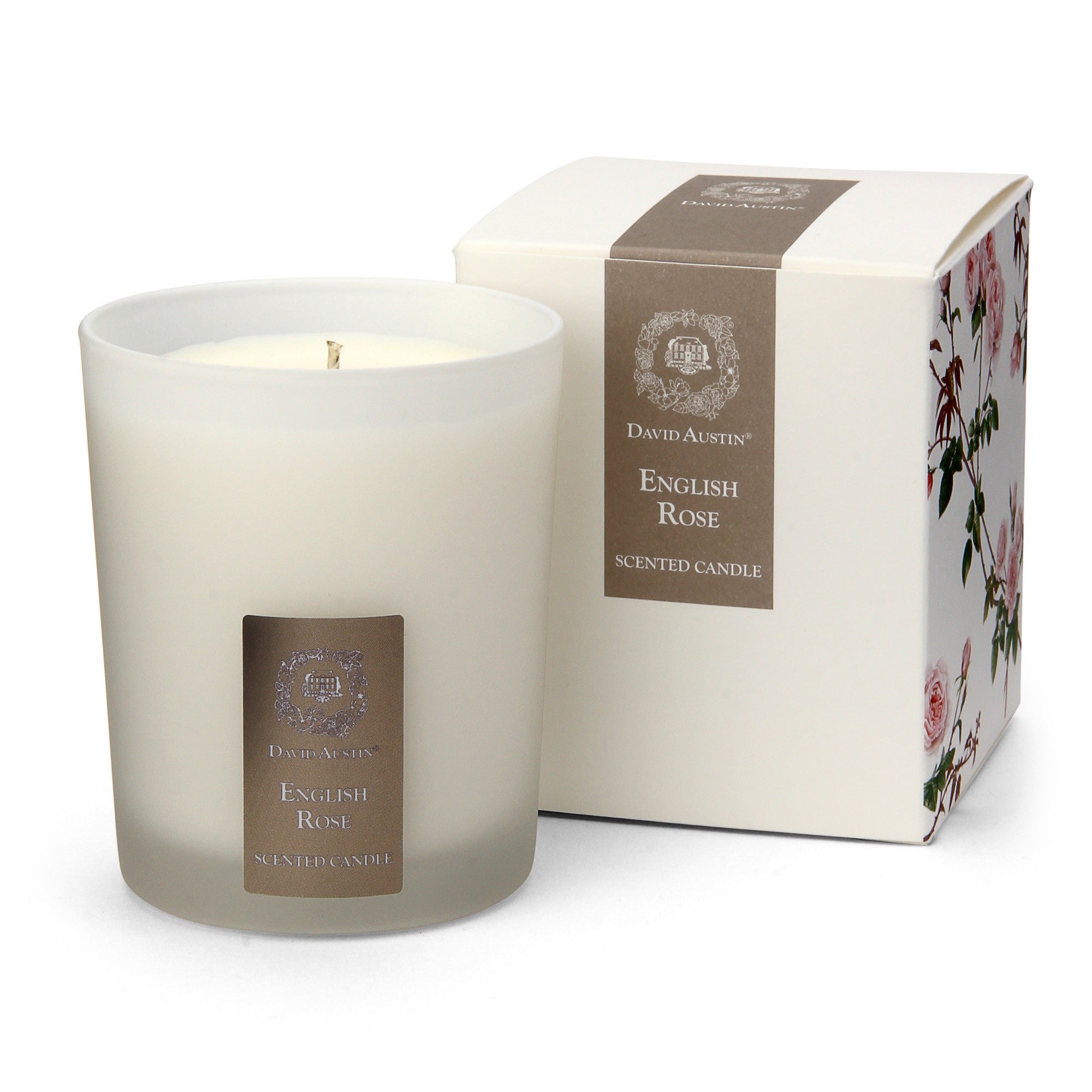 イングリッシュローズ　アロマキャンドル - English Rose Scented Candle